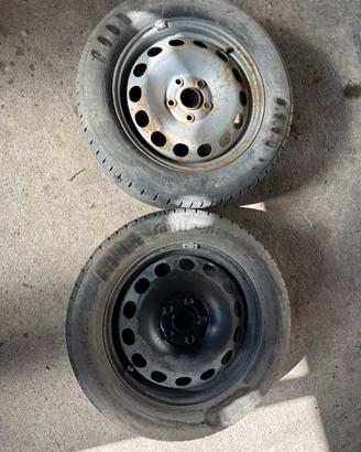 Coppia ruote scorta vag 5x112 205/55 r16