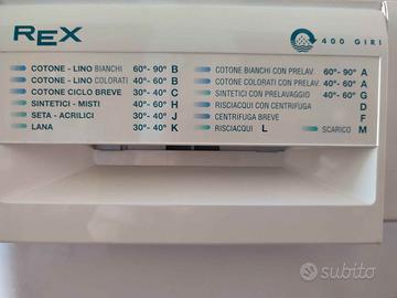 Ricambi lavatrice REX RLB43