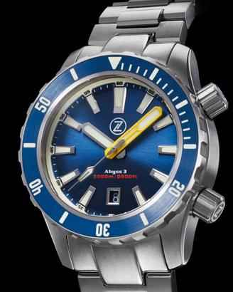 Zelos Abyss 3 acciaio  subacqueo 300 atm