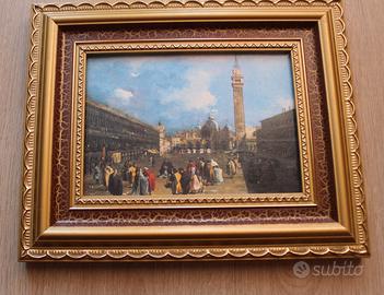 Piazza San Marco verso la Basilica -Francesco Guar