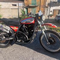 Ducati scrambler su ciclistica Cagiva Elefant 650