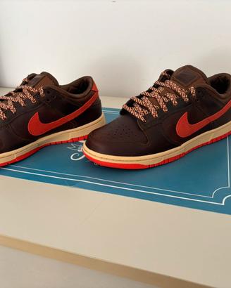 Nike Dunk Low Retro "Light British Tan / Red