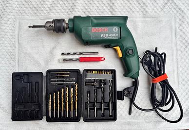 Trapano elettrico Bosch usato + set di punte🔩⚙️