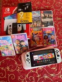 Nintendo switch Oled come nuova + Giochi