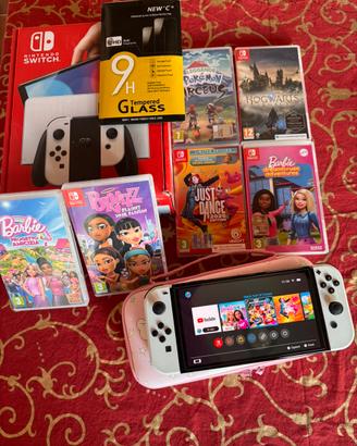 Nintendo switch Oled come nuova + Giochi