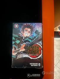 Demon Slayer 10 Impellicolato con segna libro