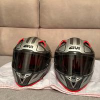 CASCO INTEGRALE GIVI 50.8 RACER NERO OPACO TITANIO