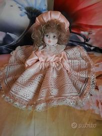 Bambola Antica in ceramica 
