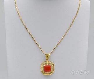 Girocollo Corallo Sardegna