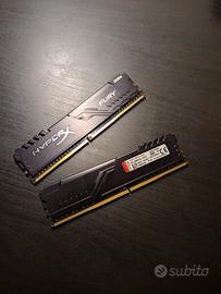 Kingston HyperX Fury 16GB Kit (2x8GB) DDR4 3000MHz