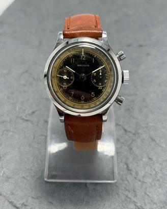 Marvin cronografo carica manuale cassa acciaio 35