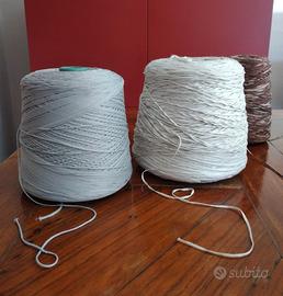 Cotone filato naturale 3mm  in -croket