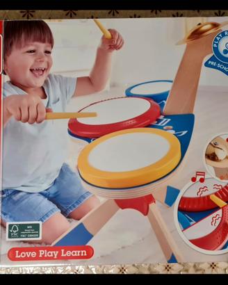 Hape set batteria e piatti