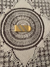 Fermasoldi vintage dorato 24K Italia