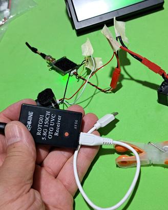 VTX 5,8 Ghz+ROT OTG+batteria