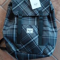 Zaino herschel retrrad plaid nuovo