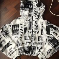 giacca crop antivento da donna