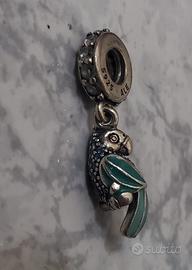 Charm Pandora "pappagallo tropicale"