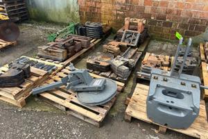 Zavorre e porta zavorre per trattore-diverse march