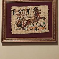 Papiro incorniciato anni 80