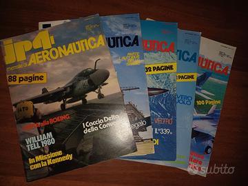 Rivista aeronautica JP4 anno 1981 cinque numeri
