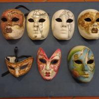 7 MASCHERE DI CARNEVALE VENEZIANE