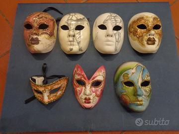 7 MASCHERE DI CARNEVALE VENEZIANE