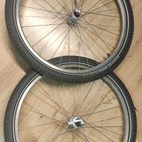 coppia ruote shimano deore xt vintage