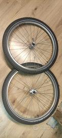 coppia ruote shimano deore xt vintage