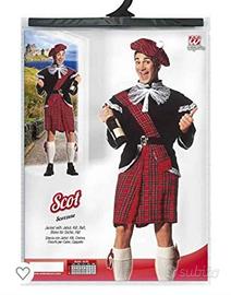 vestito adulto scozzese