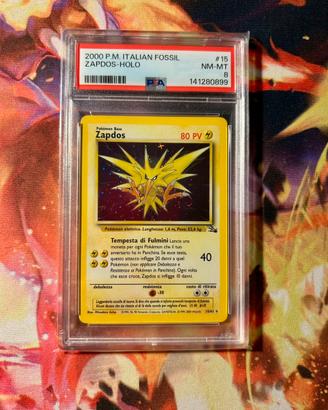 Zapdos Holo - Fossil ITA - PSA 8 - Pokémon TCG
