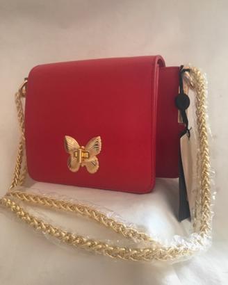 Borsa Twin-Set rossa nuova con cartellino