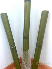 3 canne di bambú 70cm-Decorazione naturale casa