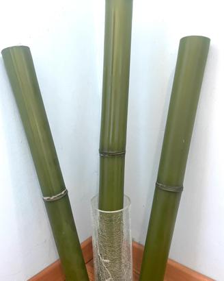 3 canne di bambú 70cm-Decorazione naturale casa