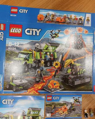 Lego City 60124 - Volcano Exploration Base NUOVO