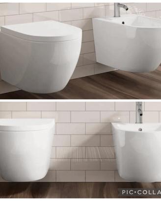 Sanitari sospesi rimless ceramica Volga (no brida)
