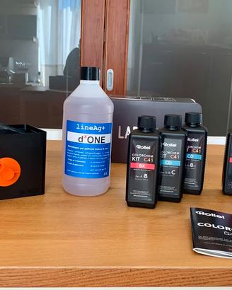 Lab box tank + kit sviluppo pellicole