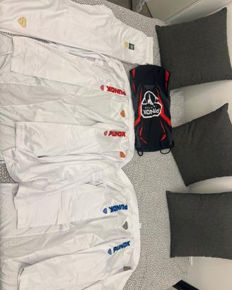 kimono karateji PUNOK Takyon kumite NUOVO set gara