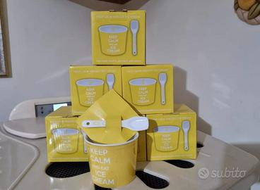 6 Tazze/Bicchieri Keep Calm da Gelato 