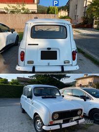 Renault R4 850 bianca del 1985, interni rifatti