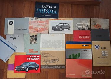 libretti uso e manutenzione ALFA ROME FIAT LANCIA 