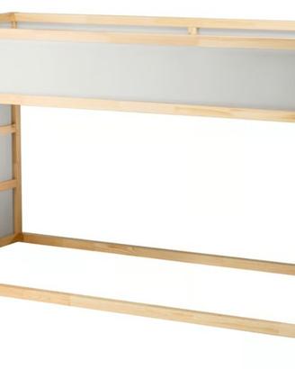 Letto a castello reversibile in legno