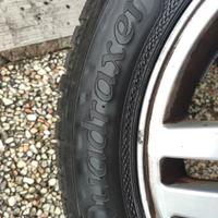 SET 4 CERCHI IN LEGA DA 15" con gomme M+S Kleber