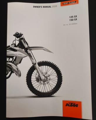 Manuale Utente Inglese KTM 125 150 SX (2019-2022)