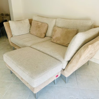 Divano + pouf poltrone sofà