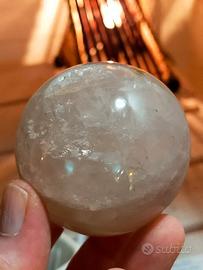 Sfera in Quarzo Rosa