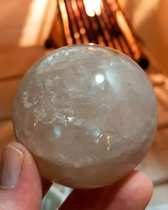 Sfera in Quarzo Rosa