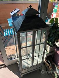 Lanterna, casetta porta candele - luci - piante