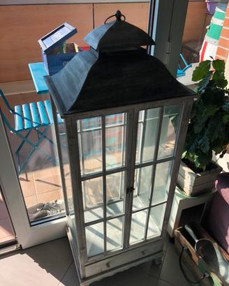 Lanterna, casetta porta candele - luci - piante