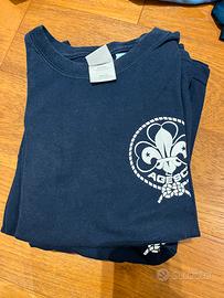 T-shirt scout agesci colore bianco o blu
